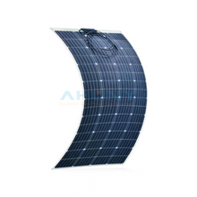 166cell 195w semi flexible solar panel high efficiency cell shelter awning roof fence car parking bendable flexible solar module 