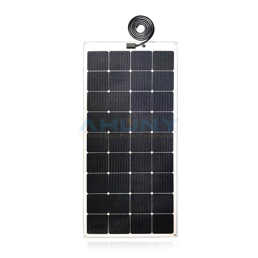 eMarvel 130w lightweight semi rigid marine solar panel