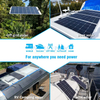 eMarvel 110w walkable anti skid thin light semi rigid flexible solar panel for boat yacht marine SGS IEC CE ROHS double 85 test certified