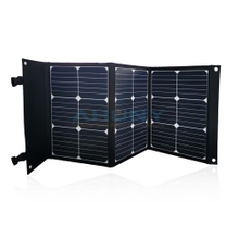 3x20w 60w foldable solar kit suitcase style back contact cell solar module 5v-24v for charging laptop smart phone portable power generator